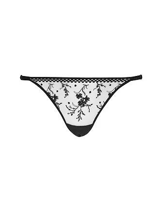 PASSIONATA | String SUZY blanc | schwarz